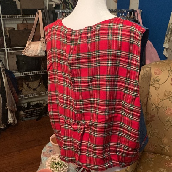 🤎Vintage reversible Christmas vest - Picture 4 of 10